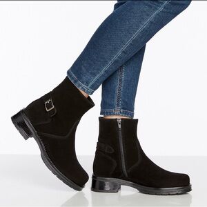 La Canadienne Women’s Black Suede Gregory Boots Size 8 New in Box